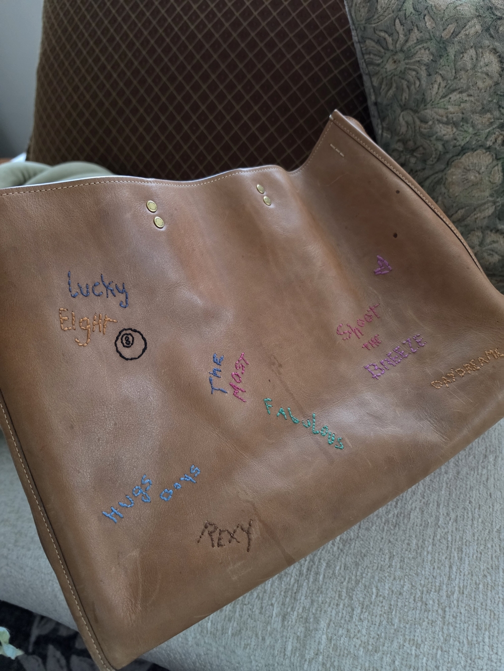 Coach Rogue 39 “Unicorn” Leather Bag – Rare Diary Doodle Embroidery – Limited Ed - Picture 2 of 16